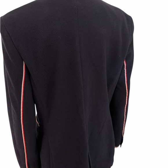 Tommy  hilfilger blazer  women blue Blazer with Red Accents size 10 used - Picture 5 of 8
